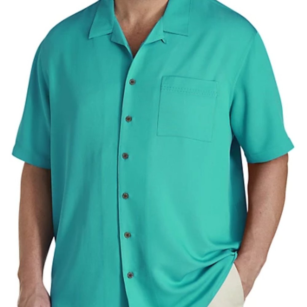 Oak Hill / Solid Camp Shirt / 4XLT